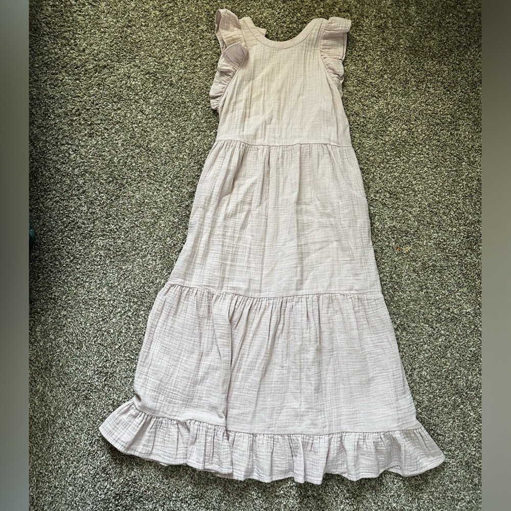 Universal Thread Lavender Ruffle Maxi Dress